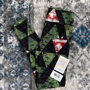 Lularoe OS Christmas Leggings